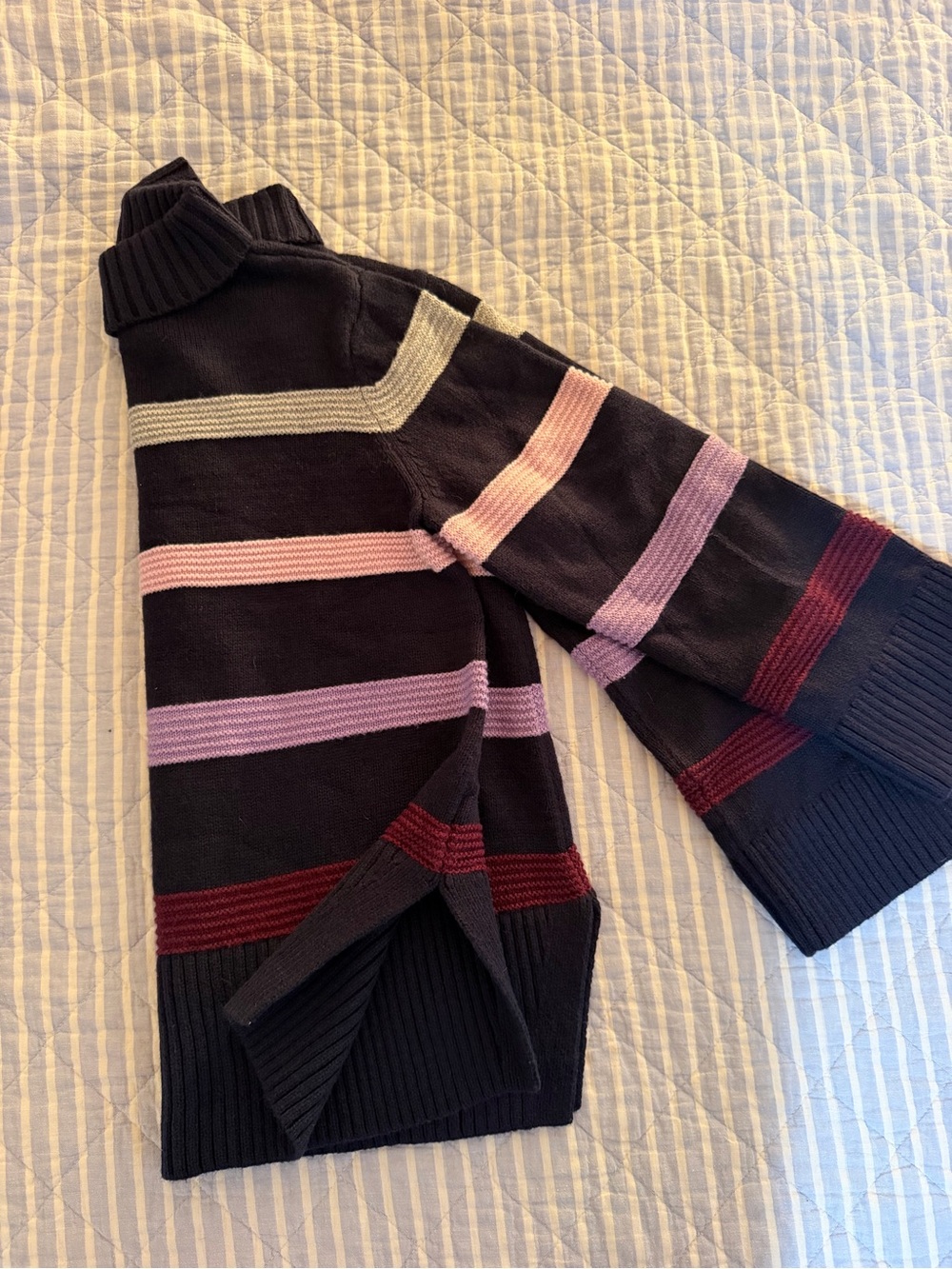 Talbots NWT Chunky multi-color Turtleneck